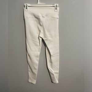 Aerie White ribbed leggings